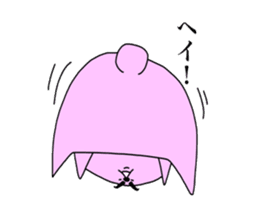 Touch sticker 5th Otokogi rabbit sticker #1535151