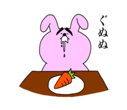 Touch sticker 5th Otokogi rabbit sticker #1535153