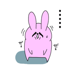 Touch sticker 5th Otokogi rabbit sticker #1535157