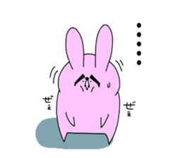 Touch sticker 5th Otokogi rabbit sticker #1535157