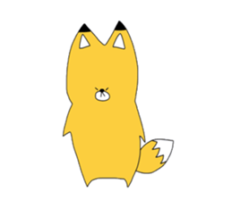 Fox and raccoon 4th Mr. touch sticker sticker #1535516