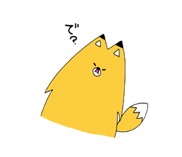 Fox and raccoon 4th Mr. touch sticker sticker #1535519