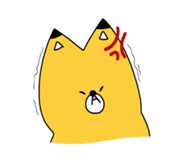 Fox and raccoon 4th Mr. touch sticker sticker #1535534