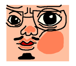 a strange gentleman sticker #1535550