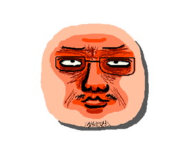 a strange gentleman sticker #1535564