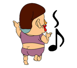 Everyday life of the aunty sticker #1535604