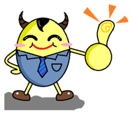 ox horn eggs sticker #1535656