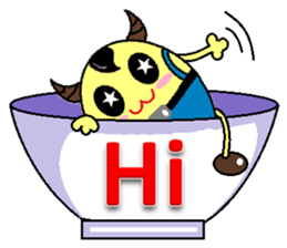 ox horn eggs sticker #1535658