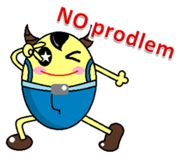 ox horn eggs sticker #1535661