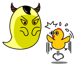 ox horn eggs sticker #1535663