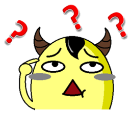 ox horn eggs sticker #1535668