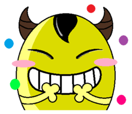 ox horn eggs sticker #1535670