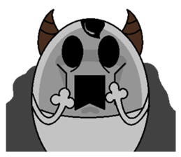 ox horn eggs sticker #1535676