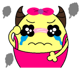 ox horn eggs sticker #1535677