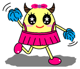 ox horn eggs sticker #1535683