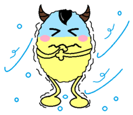 ox horn eggs sticker #1535688