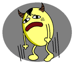 ox horn eggs sticker #1535694