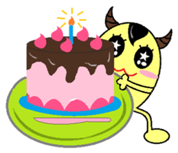 ox horn eggs sticker #1535695