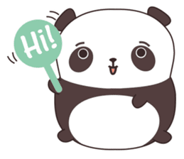 Pebbles - Lovely Panda Bear (English) sticker #1535816