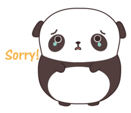 Pebbles - Lovely Panda Bear (English) sticker #1535817