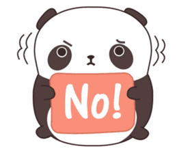 Pebbles - Lovely Panda Bear (English) sticker #1535819