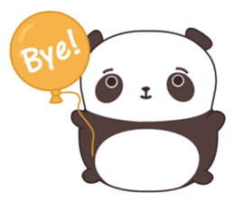 Pebbles - Lovely Panda Bear (English) sticker #1535821