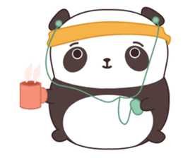 Pebbles - Lovely Panda Bear (English) sticker #1535826
