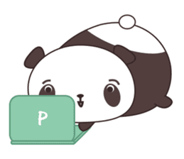 Pebbles - Lovely Panda Bear (English) sticker #1535829