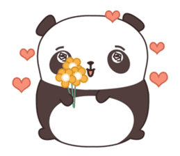 Pebbles - Lovely Panda Bear (English) sticker #1535830