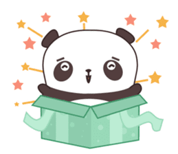 Pebbles - Lovely Panda Bear (English) sticker #1535831
