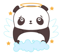 Pebbles - Lovely Panda Bear (English) sticker #1535833