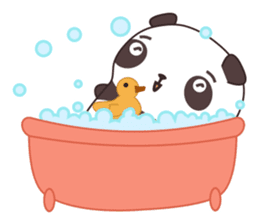 Pebbles - Lovely Panda Bear (English) sticker #1535834