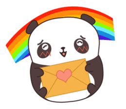 Pebbles - Lovely Panda Bear (English) sticker #1535835