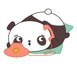 Pebbles - Lovely Panda Bear (English) sticker #1535838