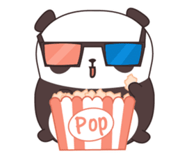 Pebbles - Lovely Panda Bear (English) sticker #1535839