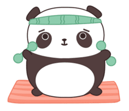 Pebbles - Lovely Panda Bear (English) sticker #1535841