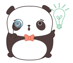 Pebbles - Lovely Panda Bear (English) sticker #1535842
