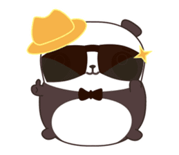 Pebbles - Lovely Panda Bear (English) sticker #1535844