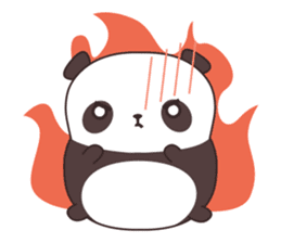Pebbles - Lovely Panda Bear (English) sticker #1535845
