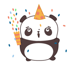 Pebbles - Lovely Panda Bear (English) sticker #1535846