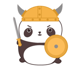 Pebbles - Lovely Panda Bear (English) sticker #1535849