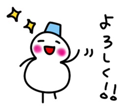 Snowman-san sticker #1536582