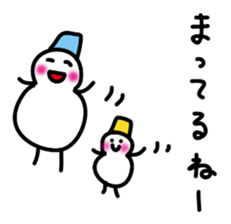 Snowman-san sticker #1536586