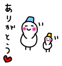 Snowman-san sticker #1536588