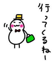 Snowman-san sticker #1536592
