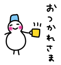 Snowman-san sticker #1536597