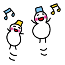Snowman-san sticker #1536607
