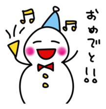 Snowman-san sticker #1536609