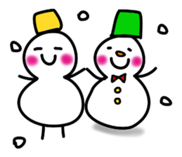 Snowman-san sticker #1536611