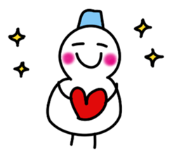 Snowman-san sticker #1536612